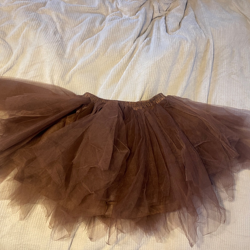 Brown Vintage Style Tulle Tutu